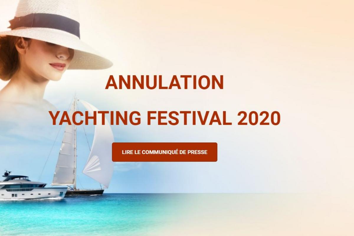Cancellation of the 2020 Cannes Yachting Festival!