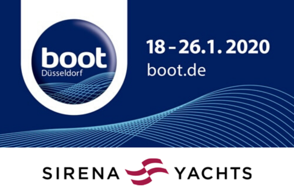 Sirena sera présent au BOOT Düsseldorf du 18 au 26 janvier 2020