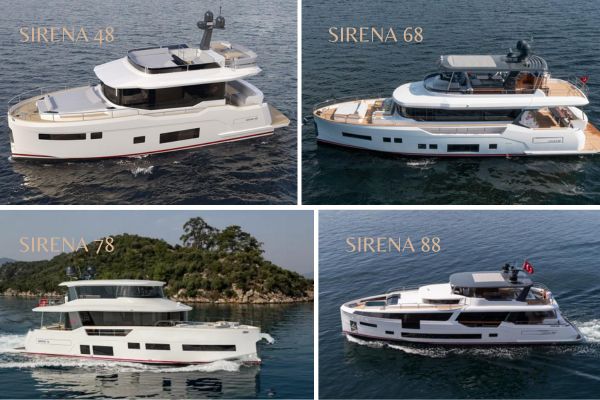 Modèles Sirena Cannes Yachting Festival 2023 avec Trawlers & Yachting 